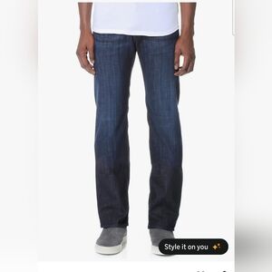 7 For All Mankind Dark Blue Men's Straight Jeans